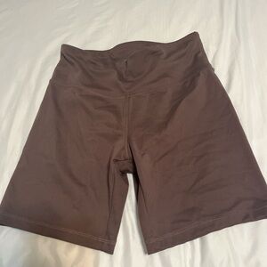 Brown Biker Shorts